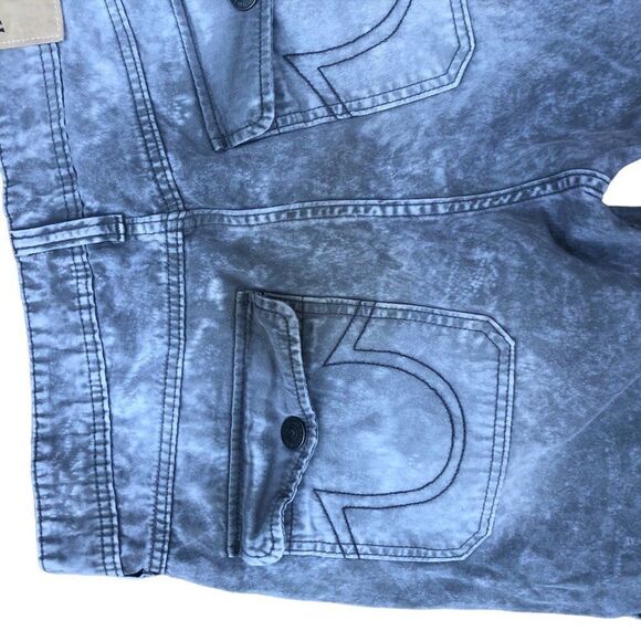 RARE True Religion Jeans Size 33 Cargo Runner Gray - Picture 4 of 11